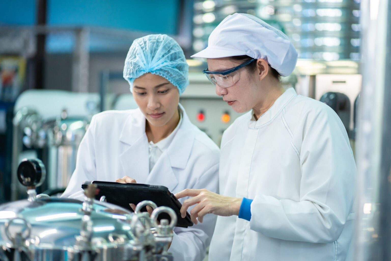 On-site food safety training at a production facility